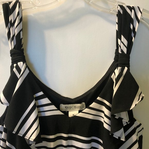 NWT Black House White Market Chevron Dress - Picture 5 of 7